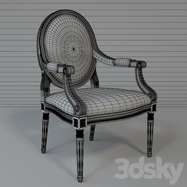 GHẾ ĂN CỔ ĐIỂN LOUIS 16 CÓ TAY VỊN